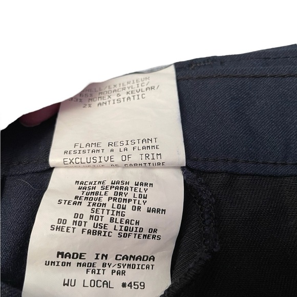 MWG COMFORT WEAVE Mens Fire Resistant Utility Pants Size 42x27 Pants altered - Picture 10 of 16